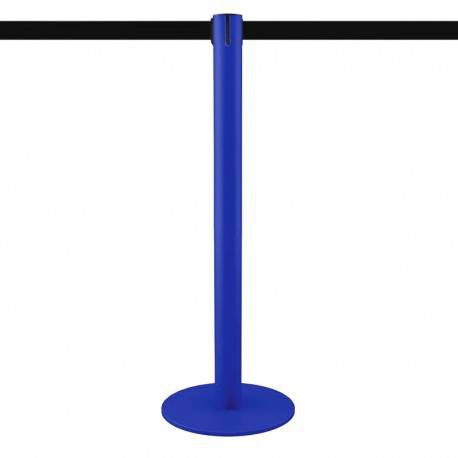 Poteau à sangle 2,5m (bleu, personnalisable) - MASTER 