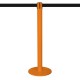 Potelet de délimitation à sangle 2,5m - Orange laqué - MASTER