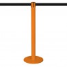 Potelet de délimitation à sangle 2,5m - Orange laqué - MASTER