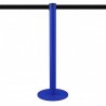 Poteau de balisage bleu 3,7m (bande personnalisable) - MASTER