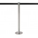 Poteau à sangle à fixer (Inox brossé) - Sangle 3,2m - FIX