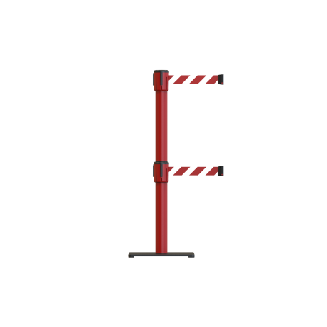 Poteau à double sangle 5m (personnalisable) 