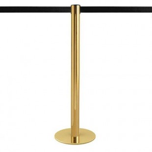 Absperrpfosten Gold - 3,2m Gurt