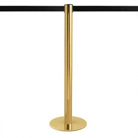Absperrpfosten Gold - 3,2m Gurt