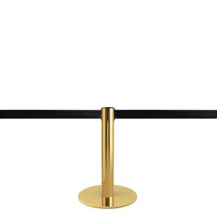 Mini-poteau à sangle 2,5m doré (or)