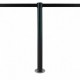 Afzetpaal grondbevestiging zwart - 3,2m - FIX