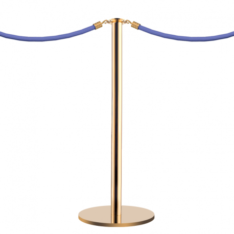 Potelet garde-foule (Doré) - "Design"