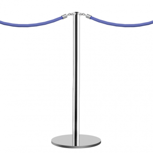 Poteau à corde (Chromé) - Design