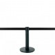 Mini-poteau de délimitation, 2,5m (ruban noir personnalisable) - MASTER MINI 