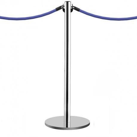 Poteau à corde en inox chromé "Post"
