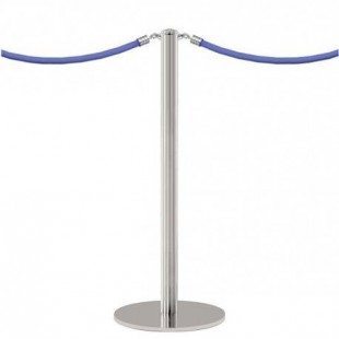 Afzetpaal voor koord gesatineerd - "DESIGN"