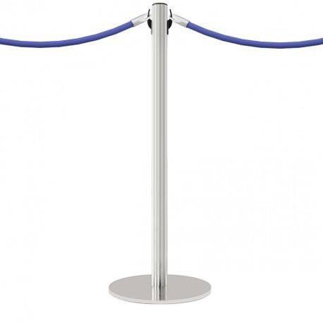 Poteau à cordon en inox satiné - POST