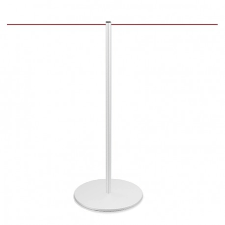 Poteau de foule à corde (blanc) - LINE 
