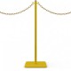 Gele ketting afzetpaaltje