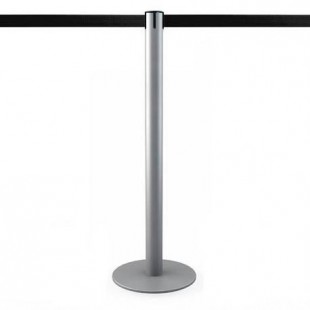 Afzetpaal 2,5m - zilver - MASTER