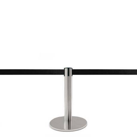 Mini-poteau à sangle 2,5m (INOX brossé) - MASTER MINI 