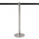 Poteau à sangle 3,7m (INOX brossé - personnalisable) - MASTER