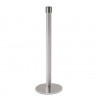 Poteau récepteur (inox brossé) - MASTER