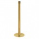 Gold Absperrpfosten ohne Gurt