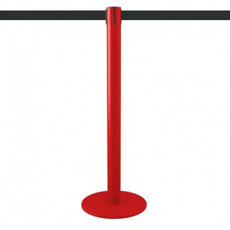  Poteau de balisage rouge 3,7m (sangle personnalisable) - MASTER 