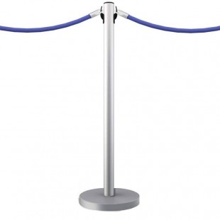 Poteau à crochets (gris, argent) - POST