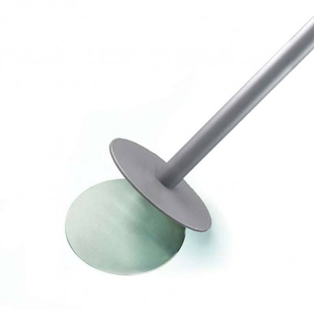 Pfosten mit magnetische Basis (Silber, 320cm) 