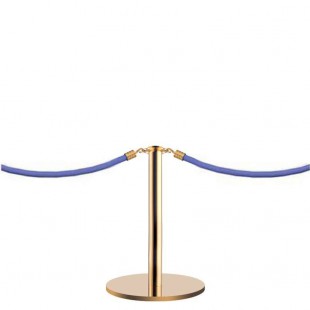 Mini afzetpaal voor koord goud (45cm) - DESIGN